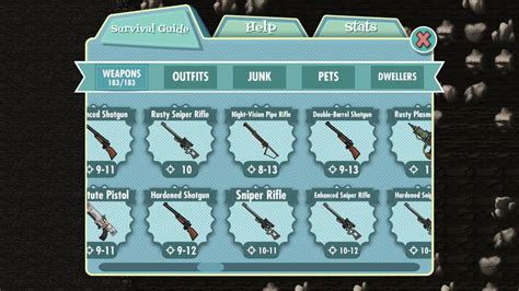 fallout shelter gun|fallout shelter weapons survival guide.